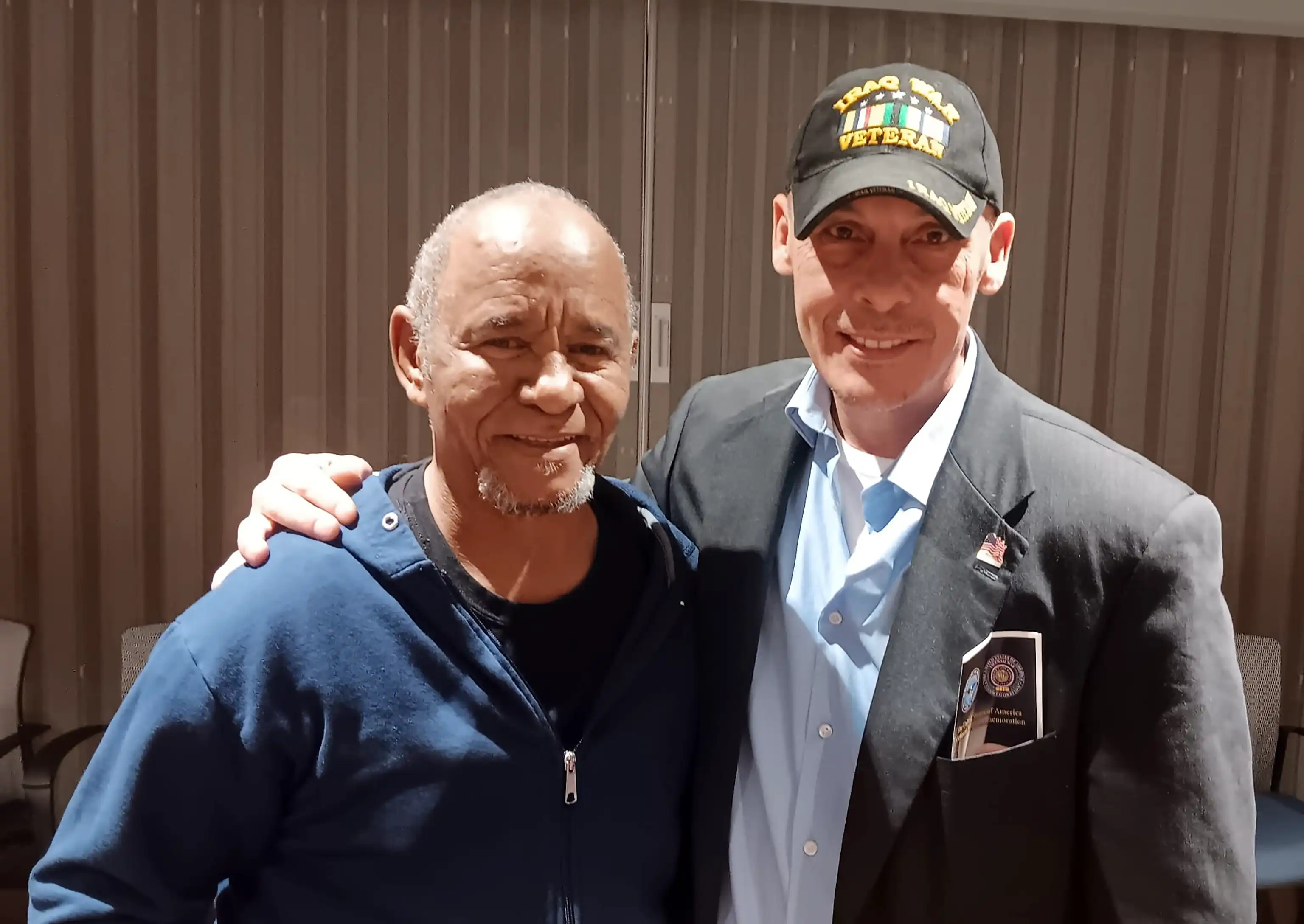War Veterans two different Wars Vietnam and David Haave Iraq 2024